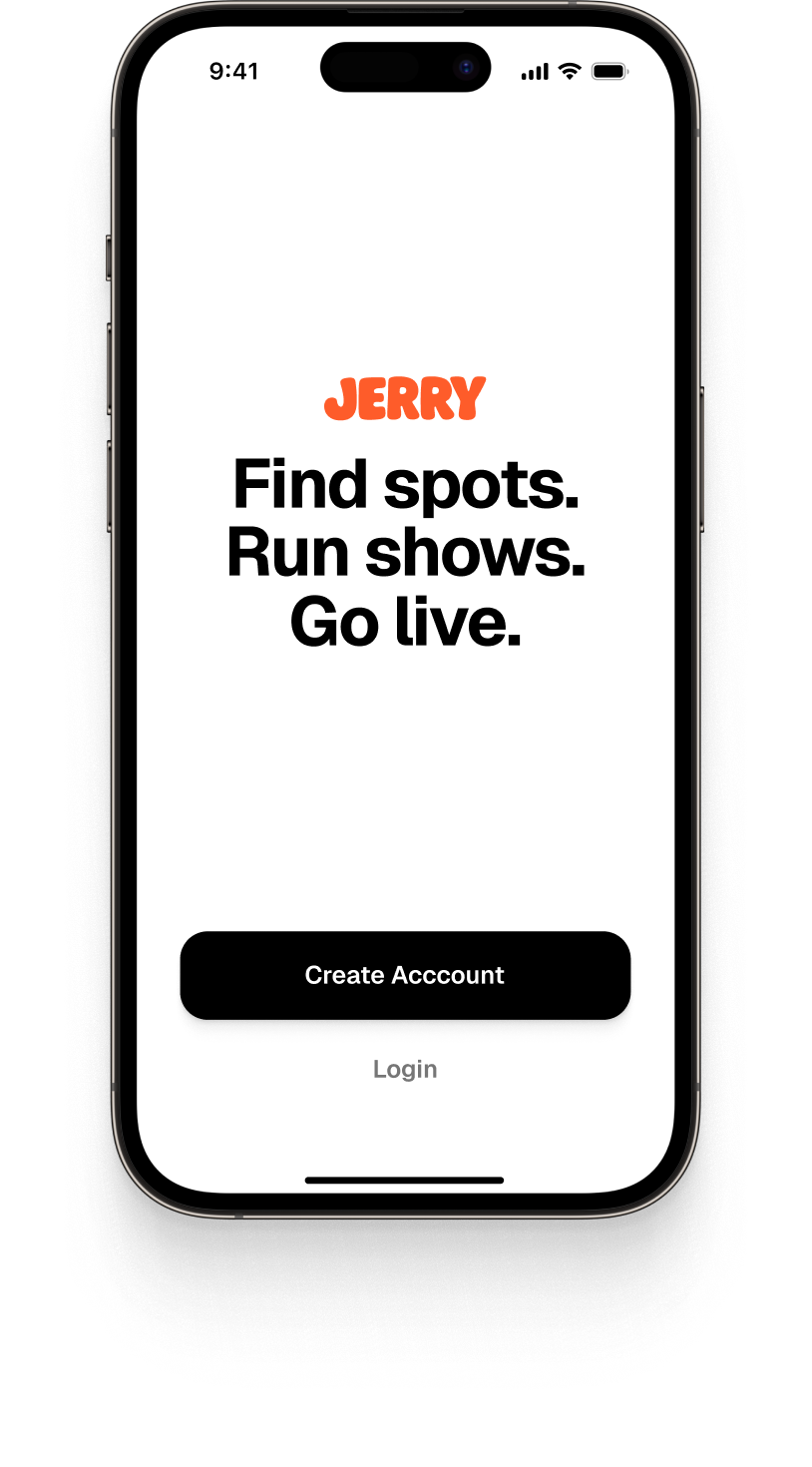 Jerry show screen